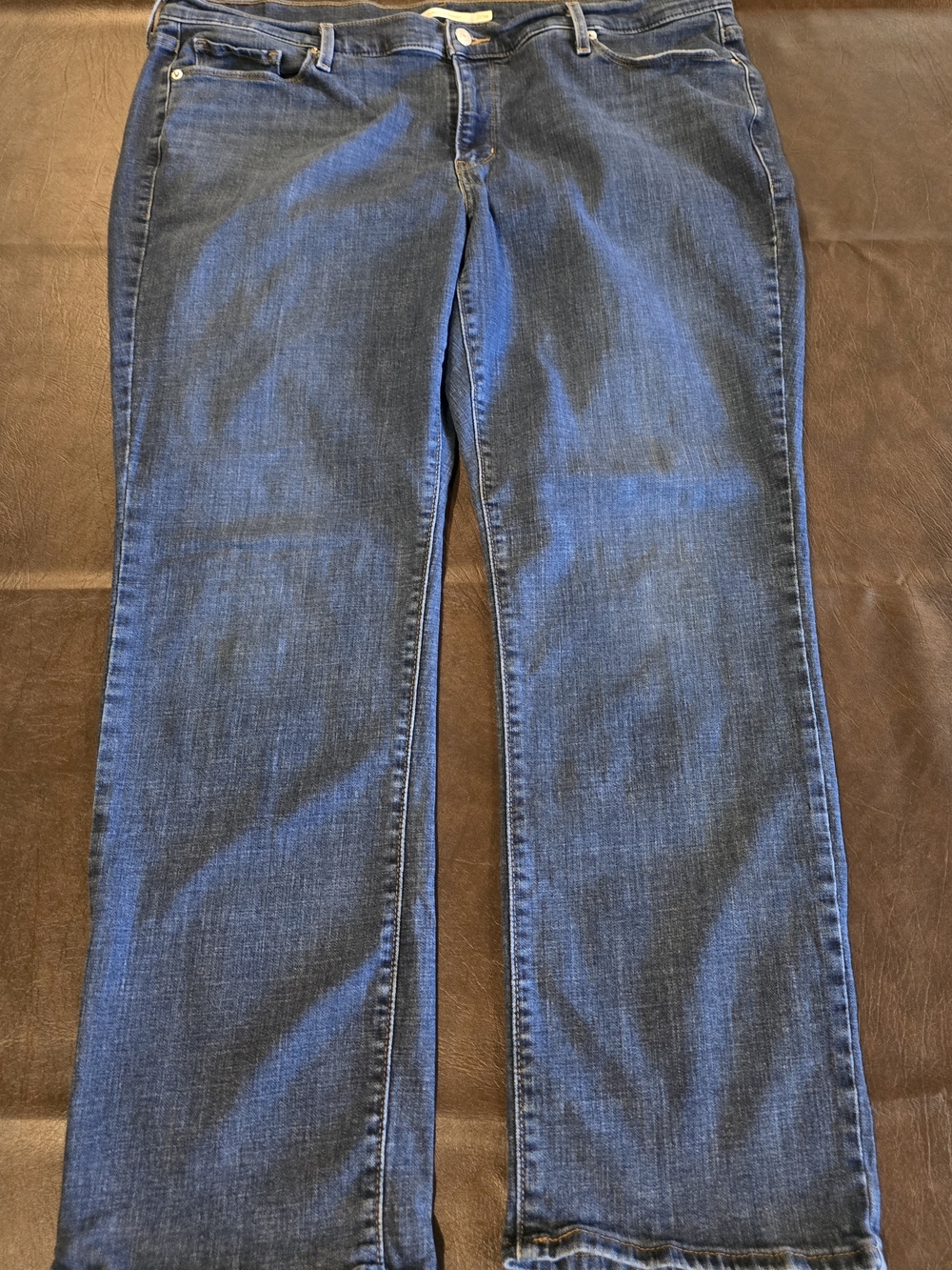 Levi's Classic Blue Straight-Leg Jeans Size 20W